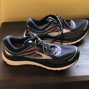 Brooks GlycerinA Black/Pink Peacock/Plum